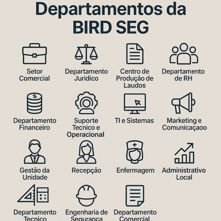 🏢 Conheça a Estrutura Completa de uma Unidade da BIRD SEG